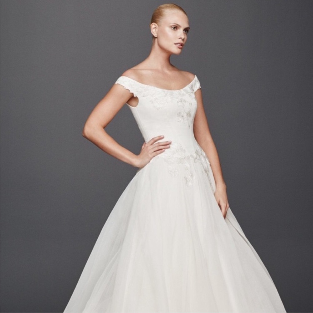 Truly Zac Posen wedding dress, cream